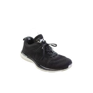 Cloud Hunter Womens Mesh Knit Detail Lace Up Athletic Sneakers Black Size 8.5
